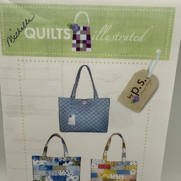 Quilts Illustrated Weekender Tote Pattern PS009 By Penny Sturges - Picture 4 of 6